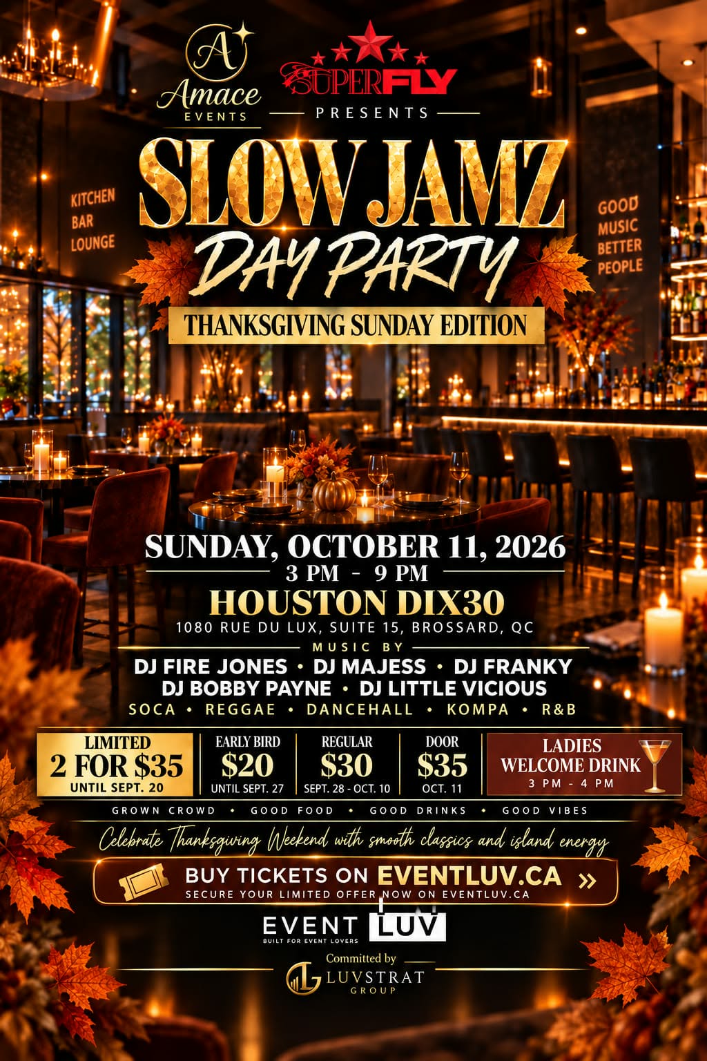 Slow Jamz Day Party â Thanksgiving Sunday Edition đ