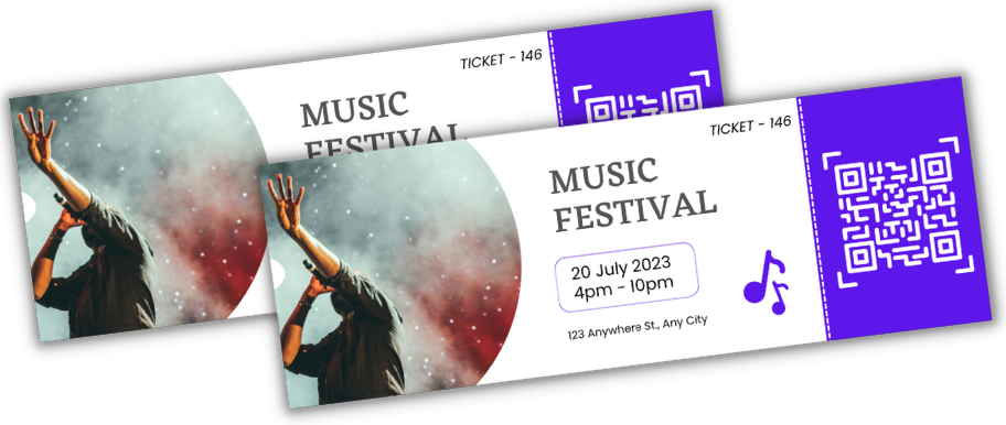QR CODE TICKETS
